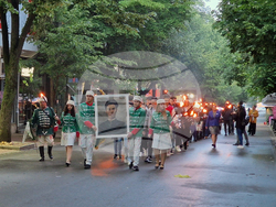 Шумен - Панайот Волов - факелно шествие 