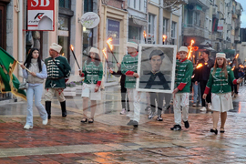 Шумен - Панайот Волов - факелно шествие 