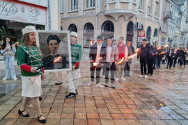 Шумен - Панайот Волов - факелно шествие 