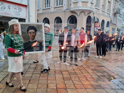 Шумен - Панайот Волов - факелно шествие 