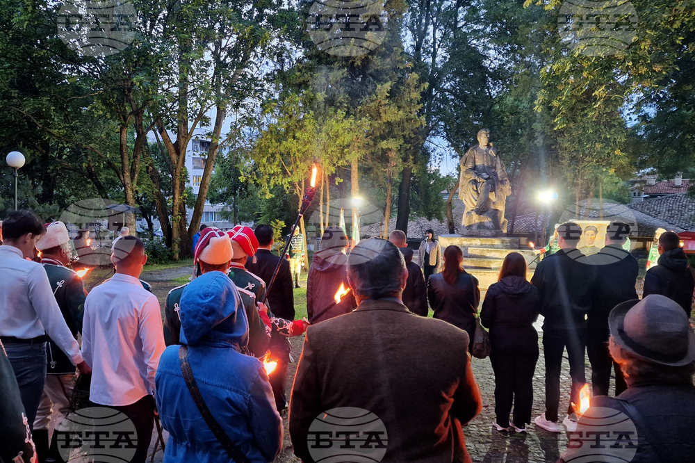 Шумен - Панайот Волов - факелно шествие