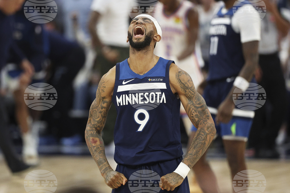 APTOPIX Thunder Timberwolves Basketball