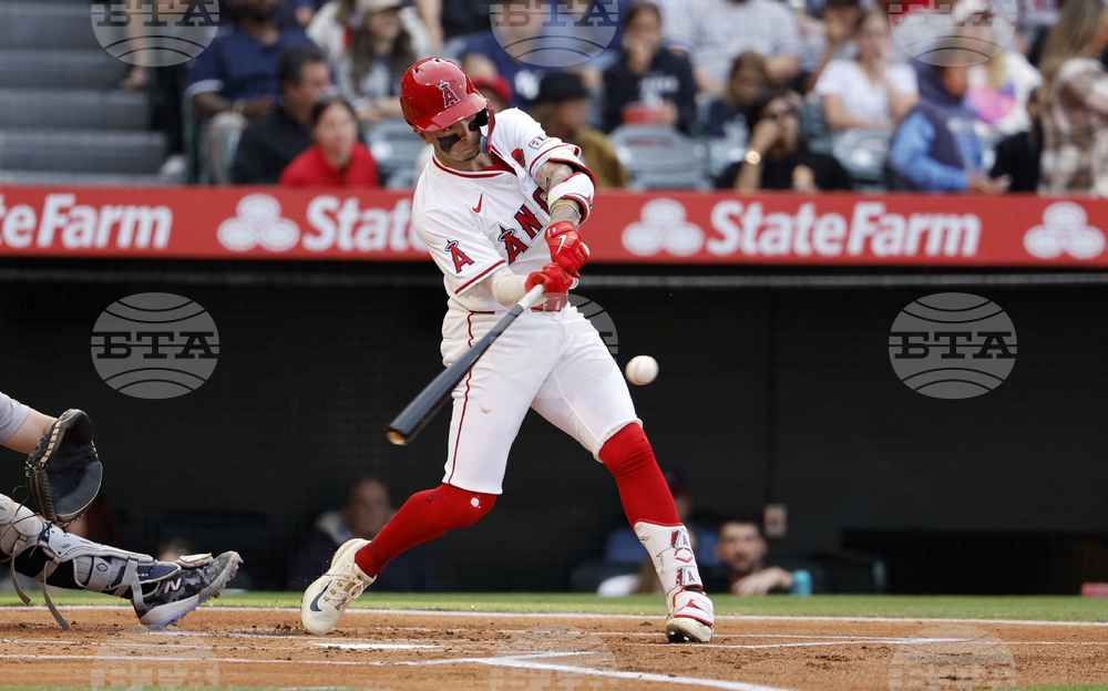 Yankees Angels Baseball