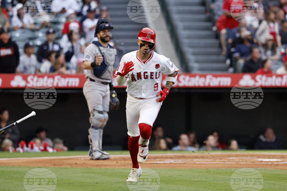 Yankees Angels Baseball