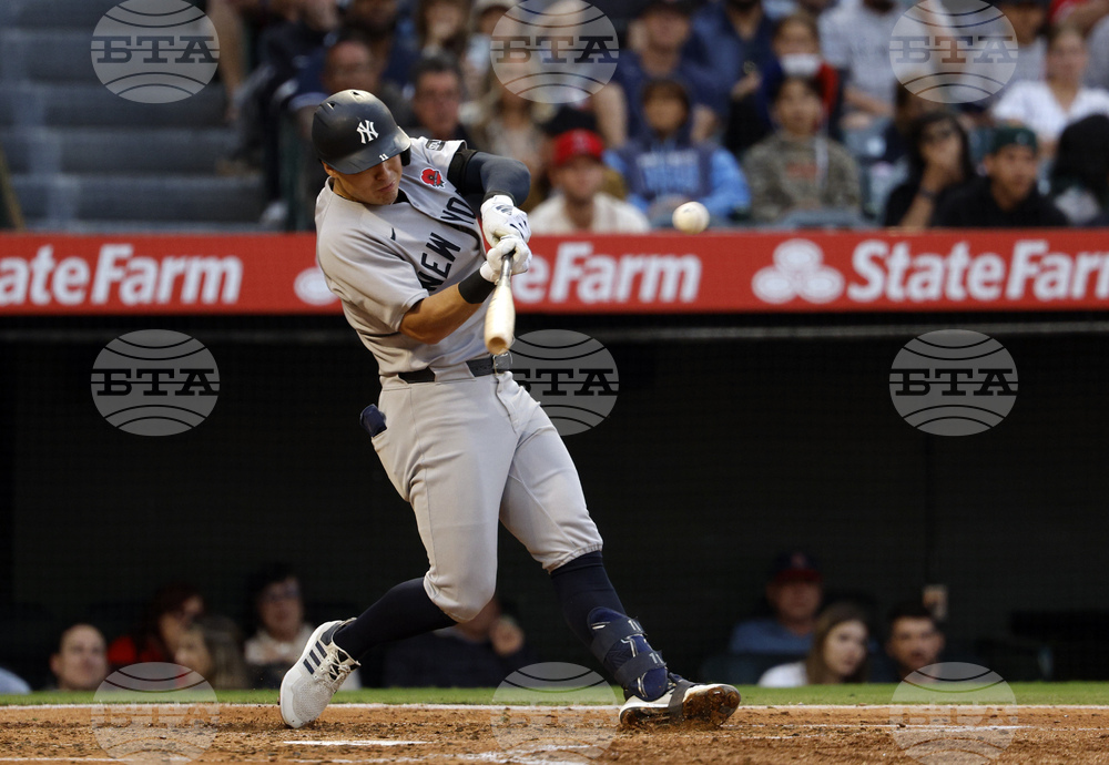 Yankees Angels Baseball