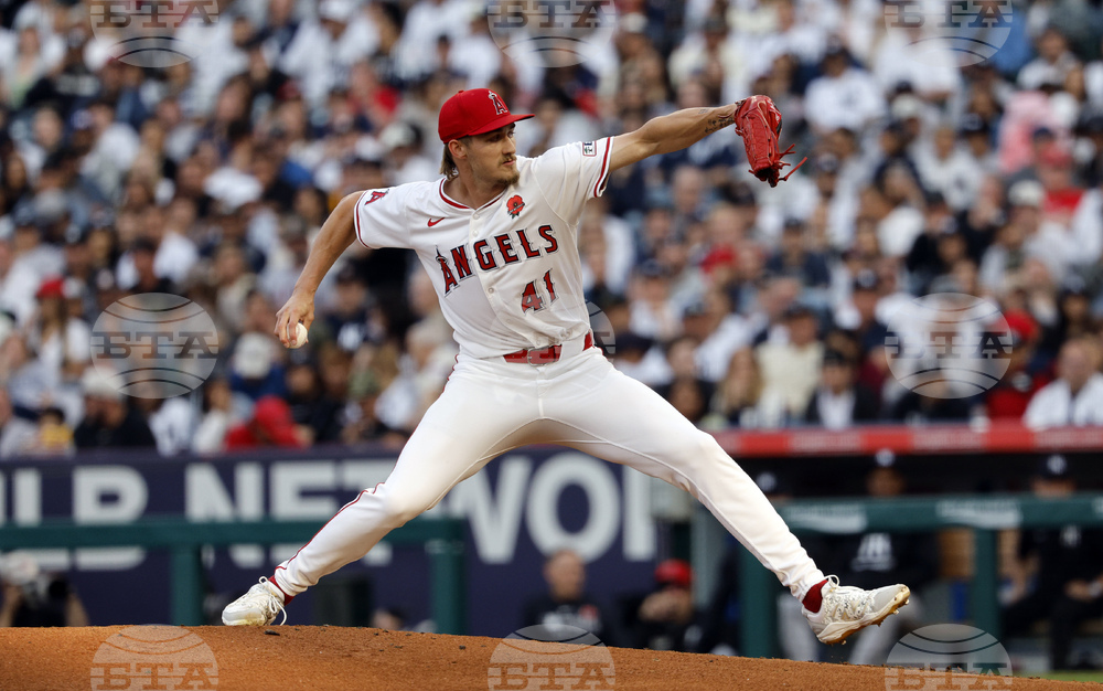Yankees Angels Baseball