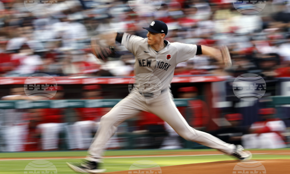 Yankees Angels Baseball