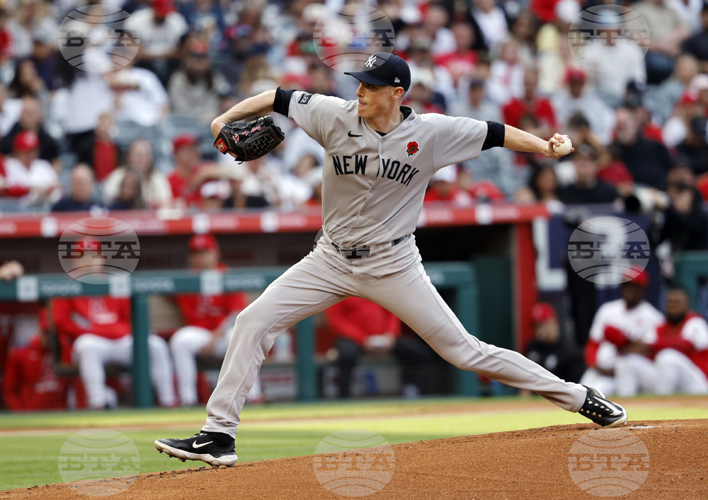 Yankees Angels Baseball