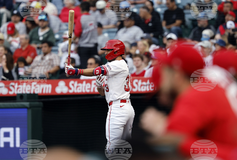 Yankees Angels Baseball