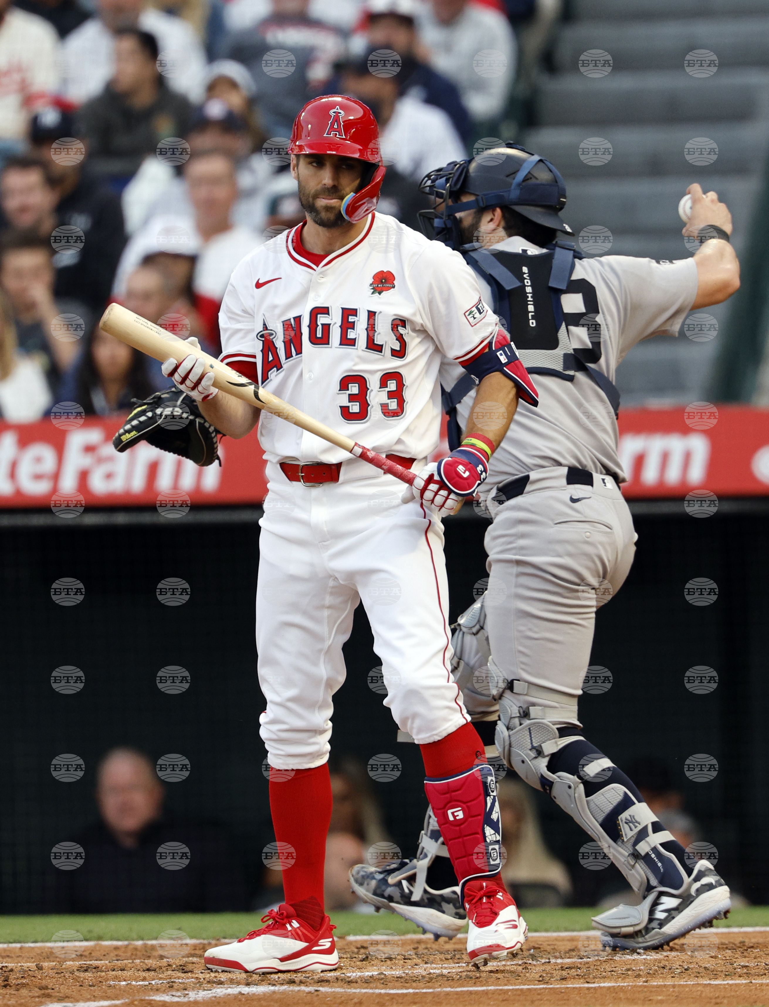 Yankees Angels Baseball
