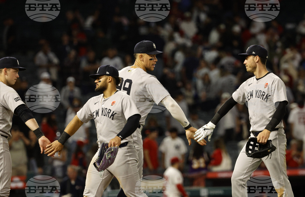 Yankees Angels Baseball