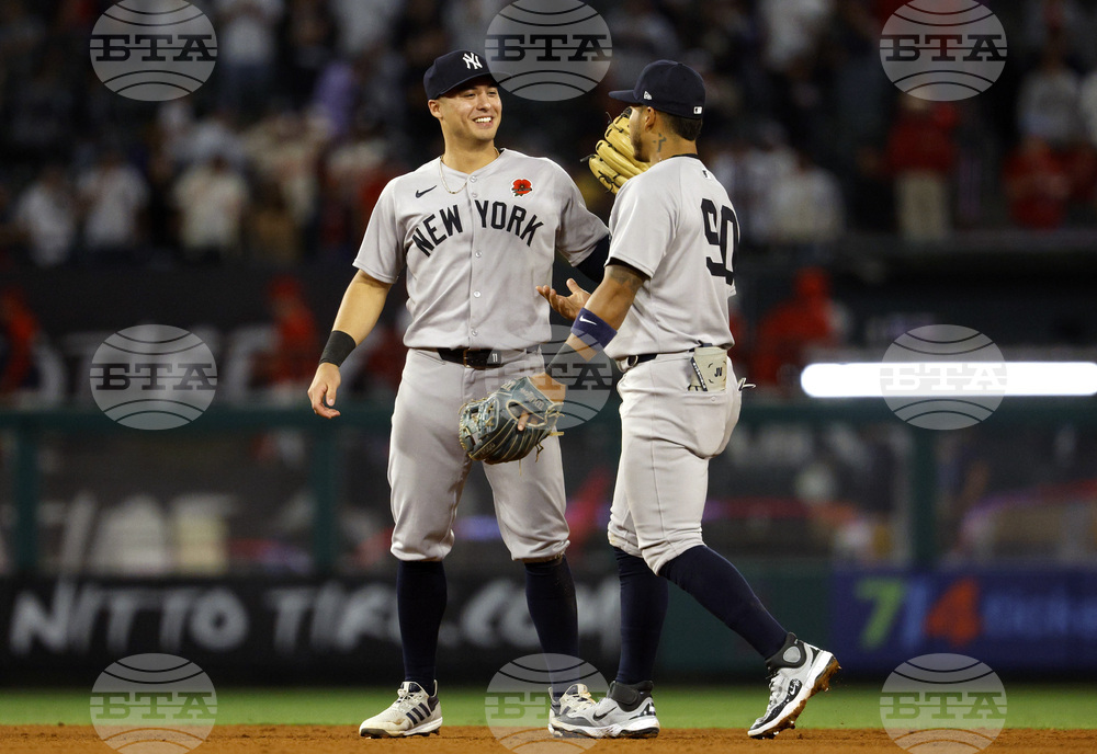 Yankees Angels Baseball