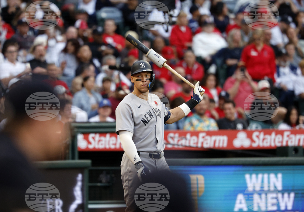 Yankees Angels Baseball