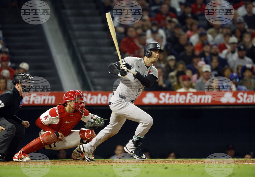 Yankees Angels Baseball