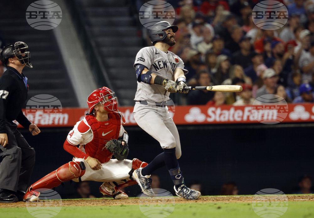 Yankees Angels Baseball