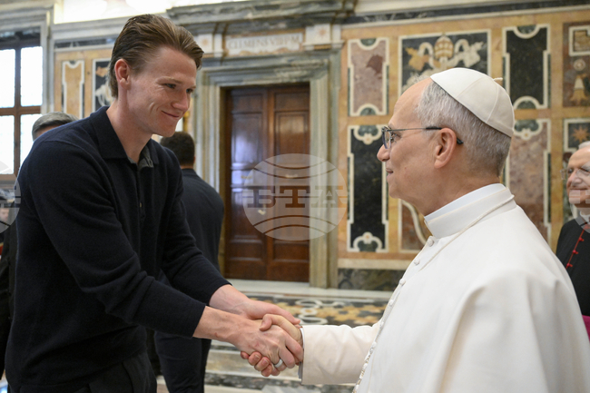 Папа Лъв XIV прие шампиона на Италия Наполи