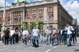 Сърбия - протест