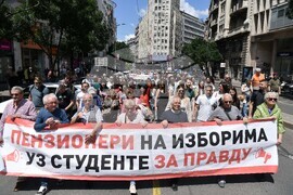 Сърбия - протест