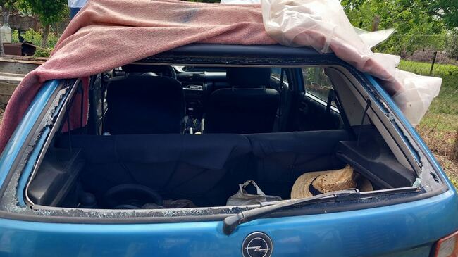 Комисия установи пораженията след градушката в старозагорските села Стрелец и Ловец 