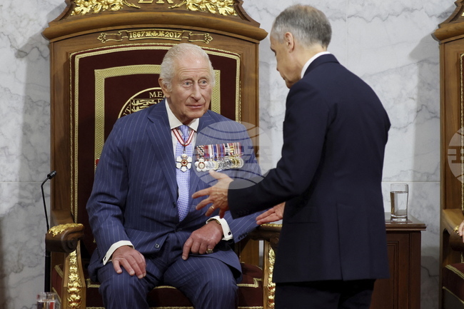 Речта на крал Чарлз Трети в канадския парламент е водеща тема в британския и канадския печат