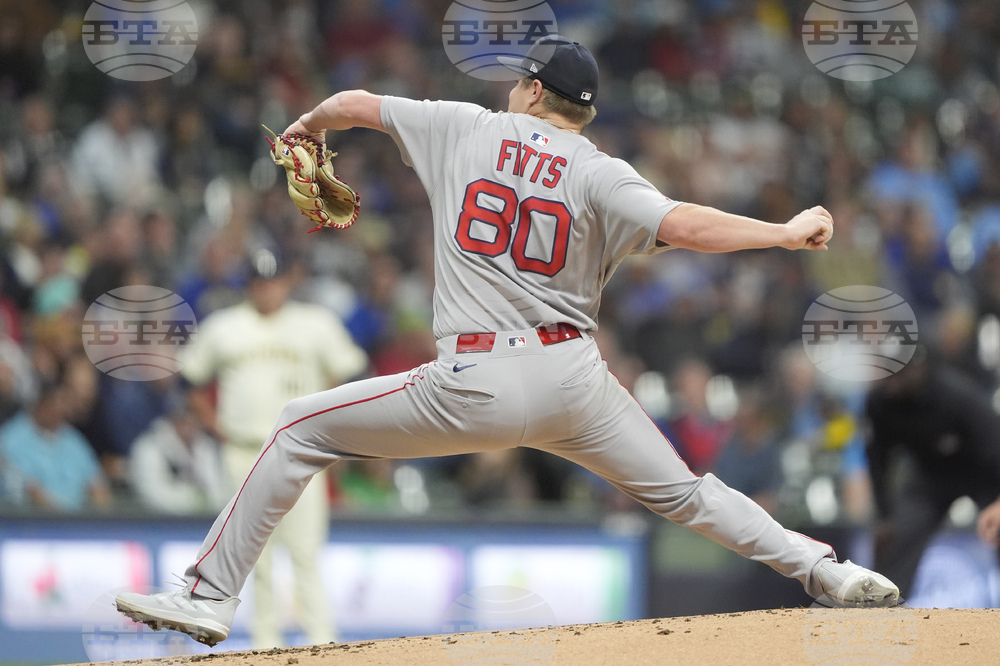 Red Sox Brewers Baseball