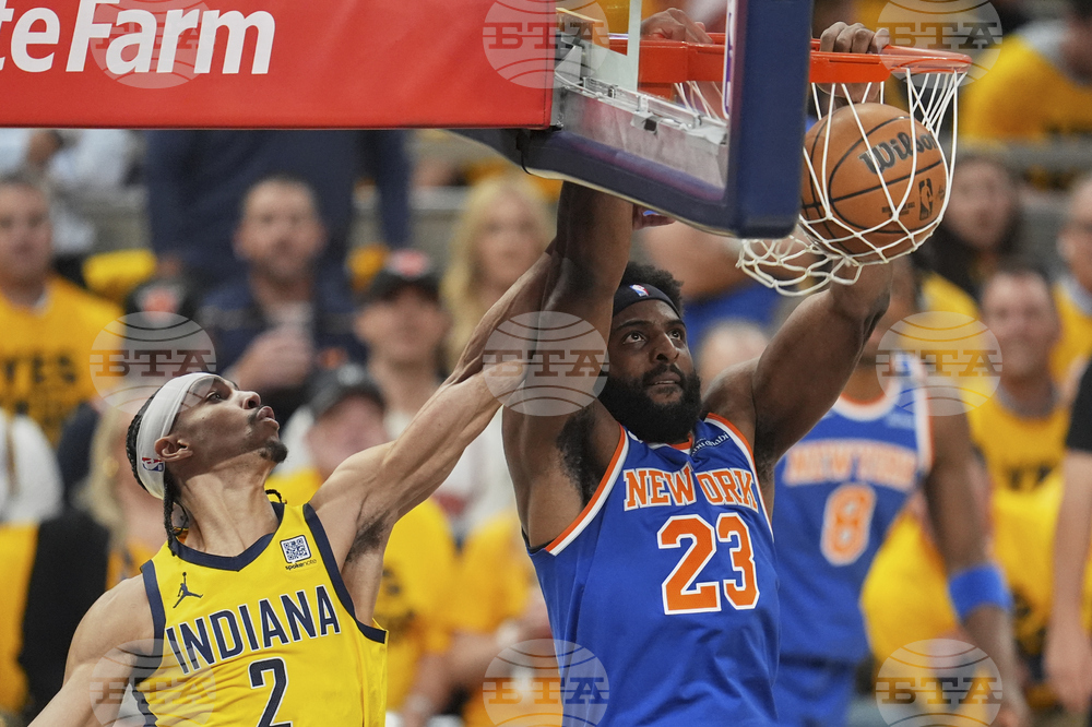 APTOPIX Knicks Pacers Basketball