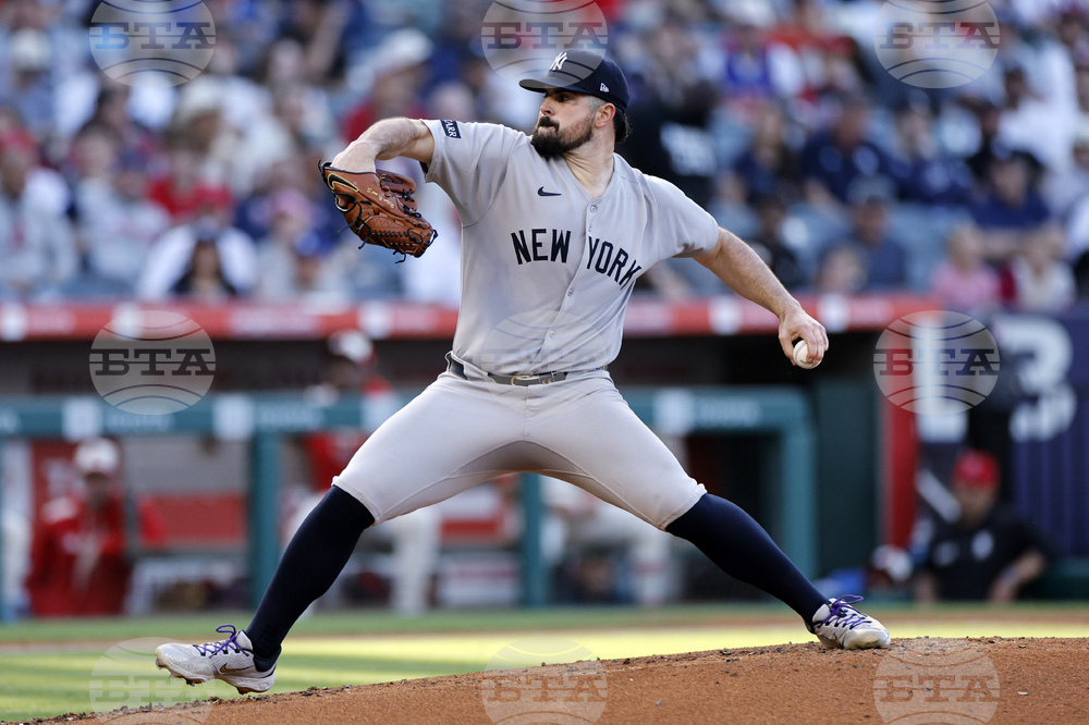 Yankees Angels Baseball