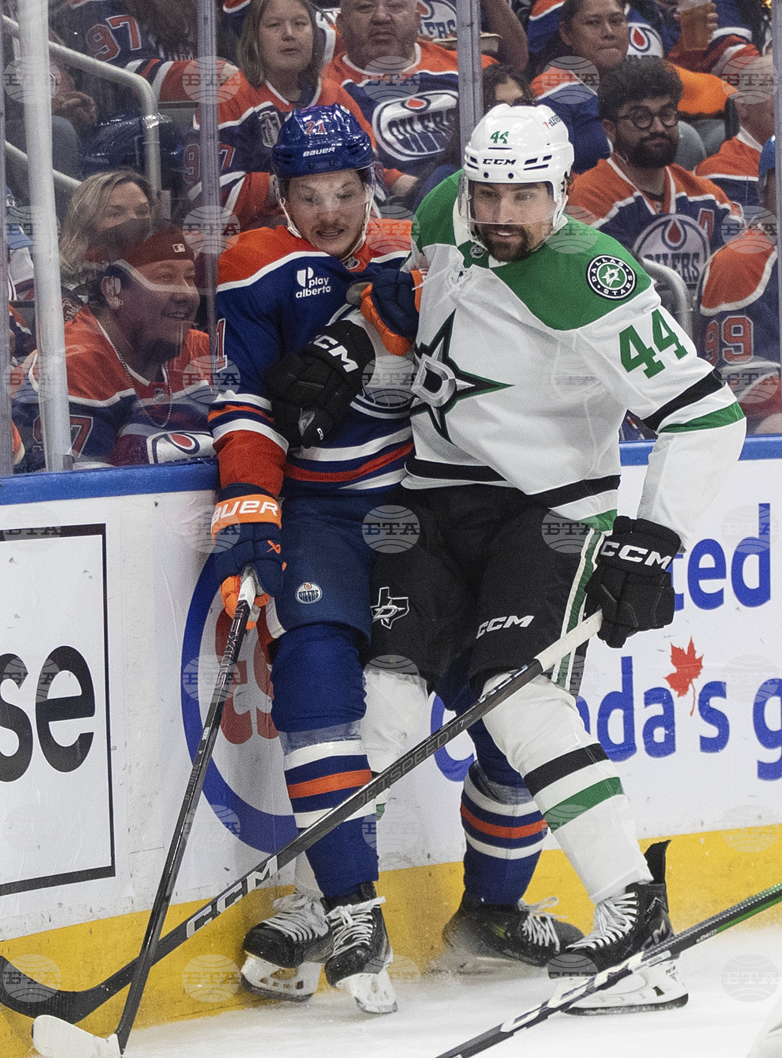 Stars Oilers Hockey