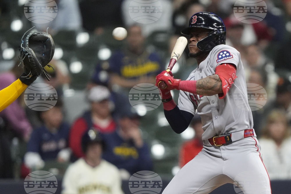 Red Sox Brewers Baseball