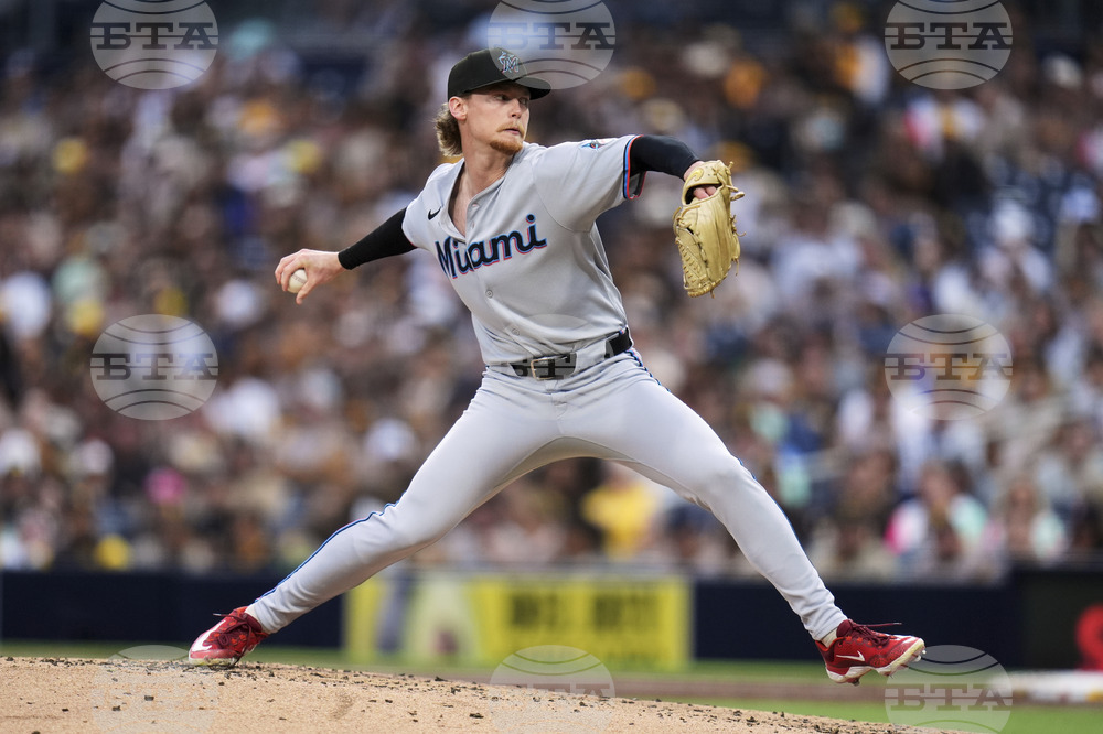 Marlins Padres Baseball