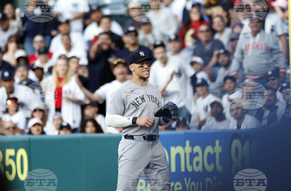 Yankees Angels Baseball