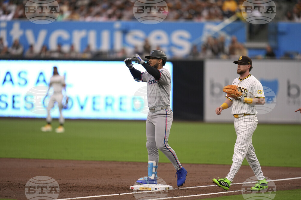 Marlins Padres Baseball