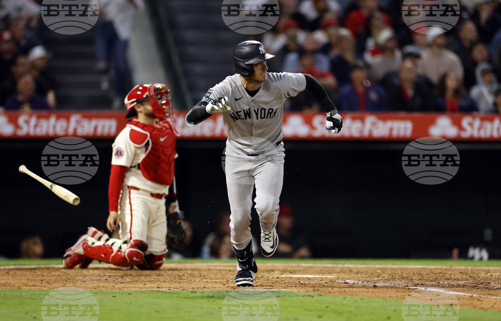 Yankees Angels Baseball