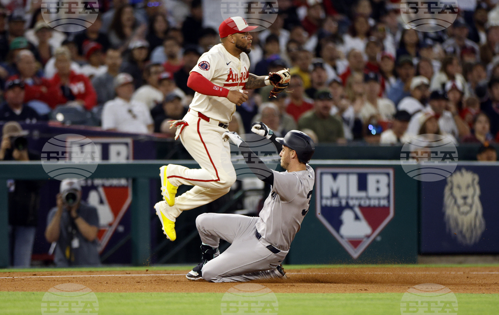 Yankees Angels Baseball