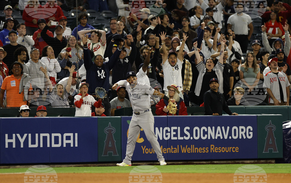Yankees Angels Baseball