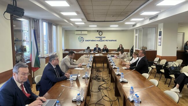 Поевтиняване на природния газ със 7 стотинки за юни обсъдиха "Булгаргаз" и КЕВР на открито заседание
