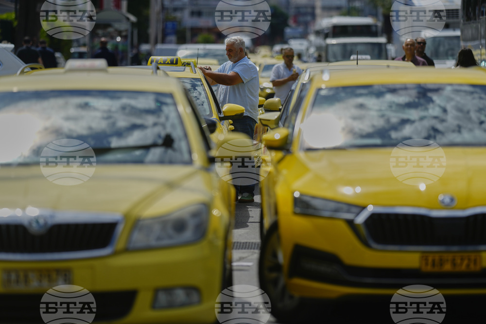 Greece Taxi Strike