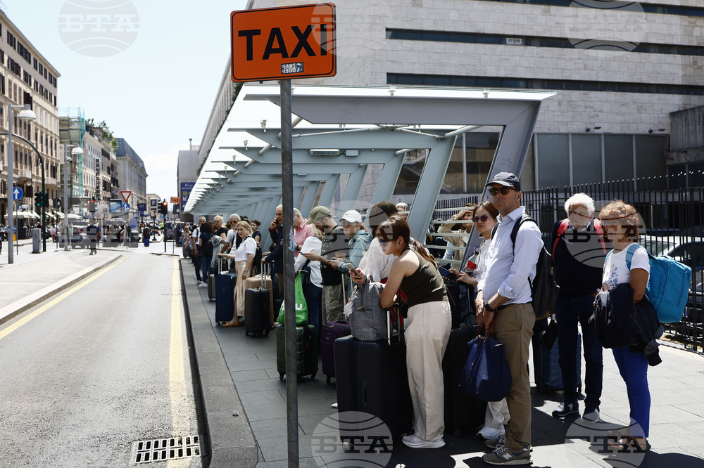 Italy Taxi Strike