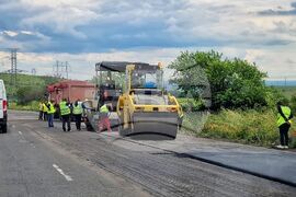 Айтос-Бургас - път - ремонт