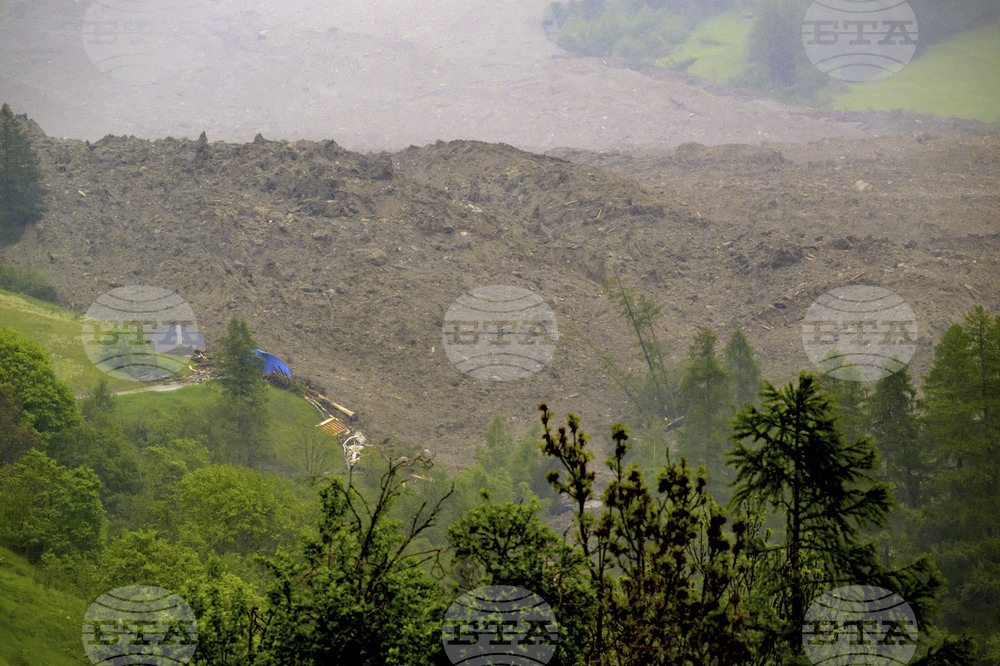 APTOPIX Switzerland Mudslide