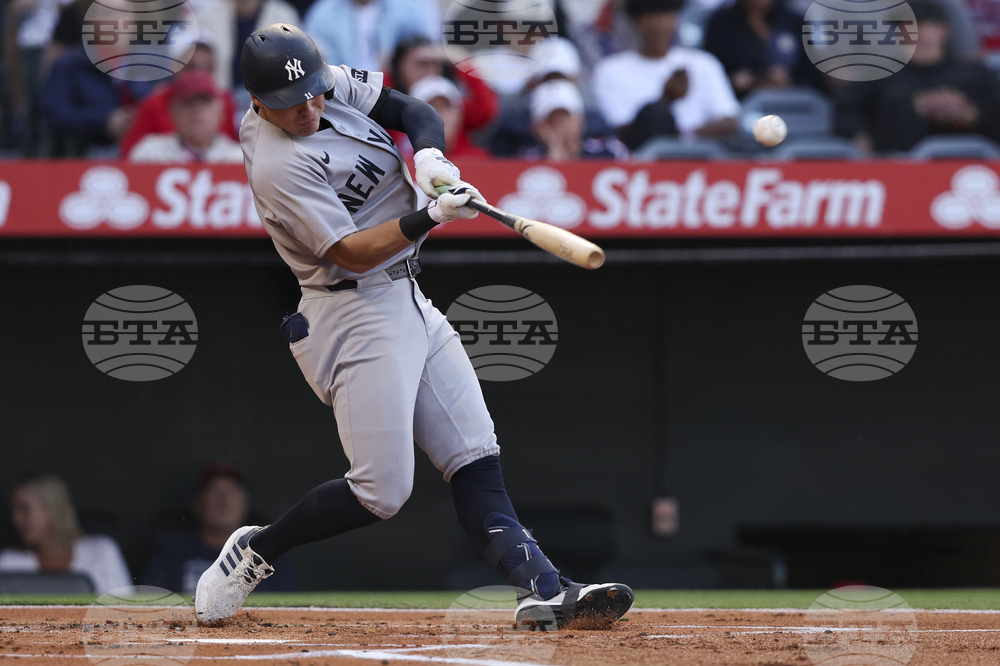 Yankees Angels Baseball