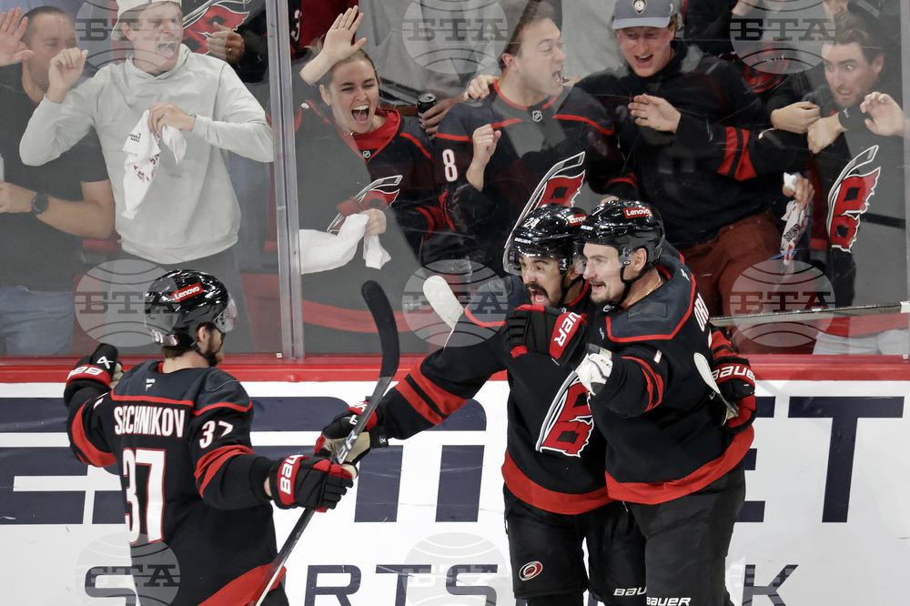APTOPIX Panthers Hurricanes Hockey
