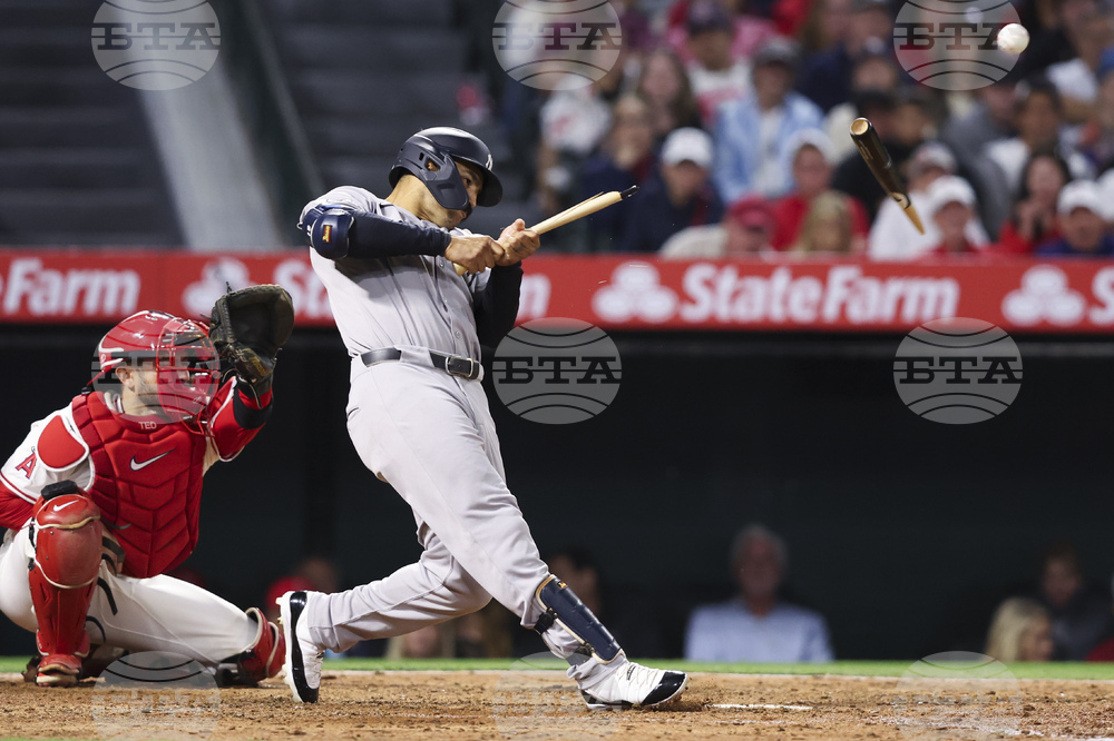Yankees Angels Baseball