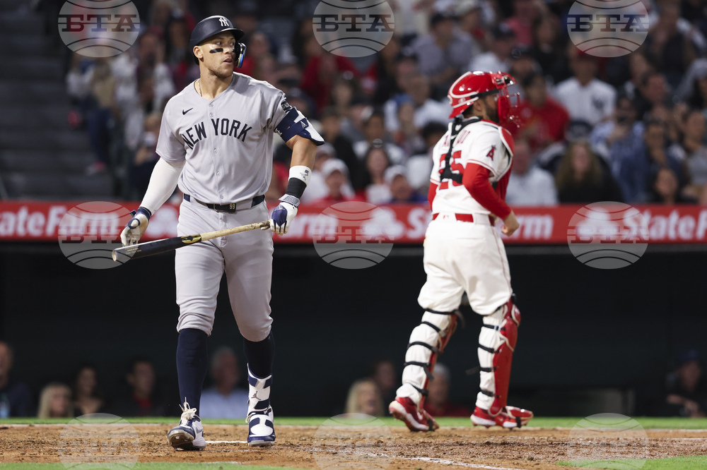 Yankees Angels Baseball