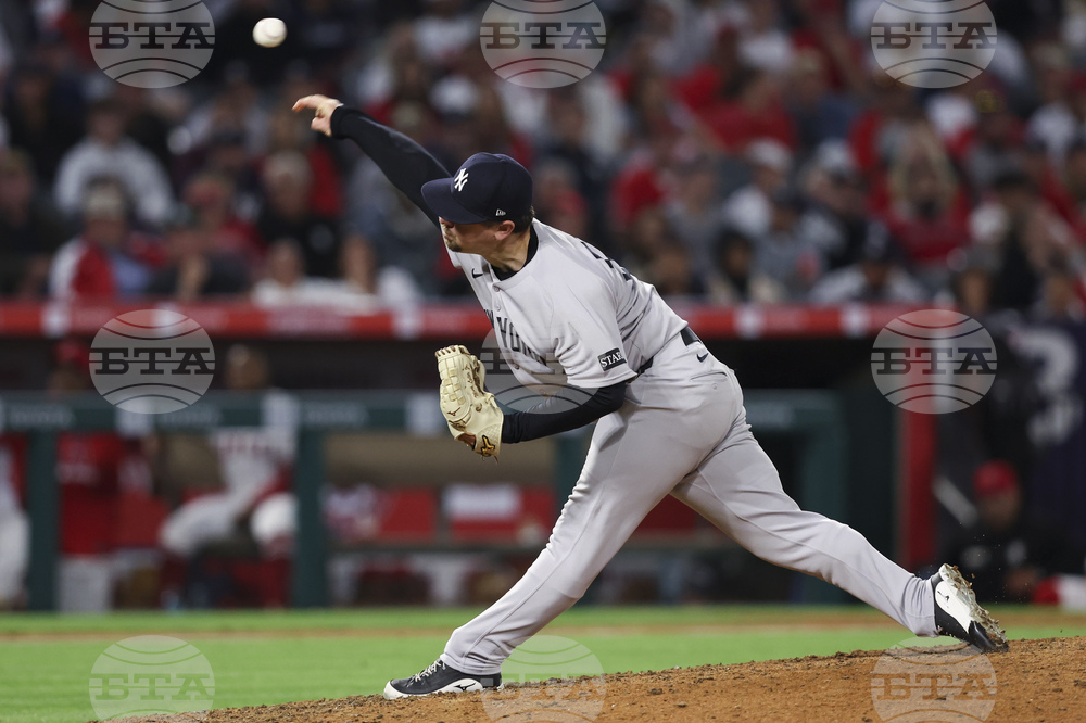 Yankees Angels Baseball