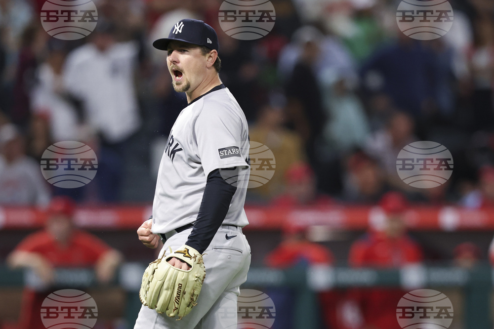 Yankees Angels Baseball