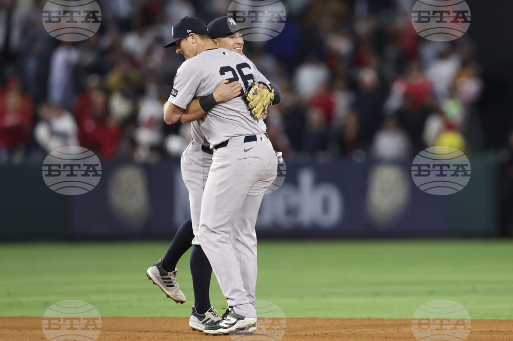 Yankees Angels Baseball