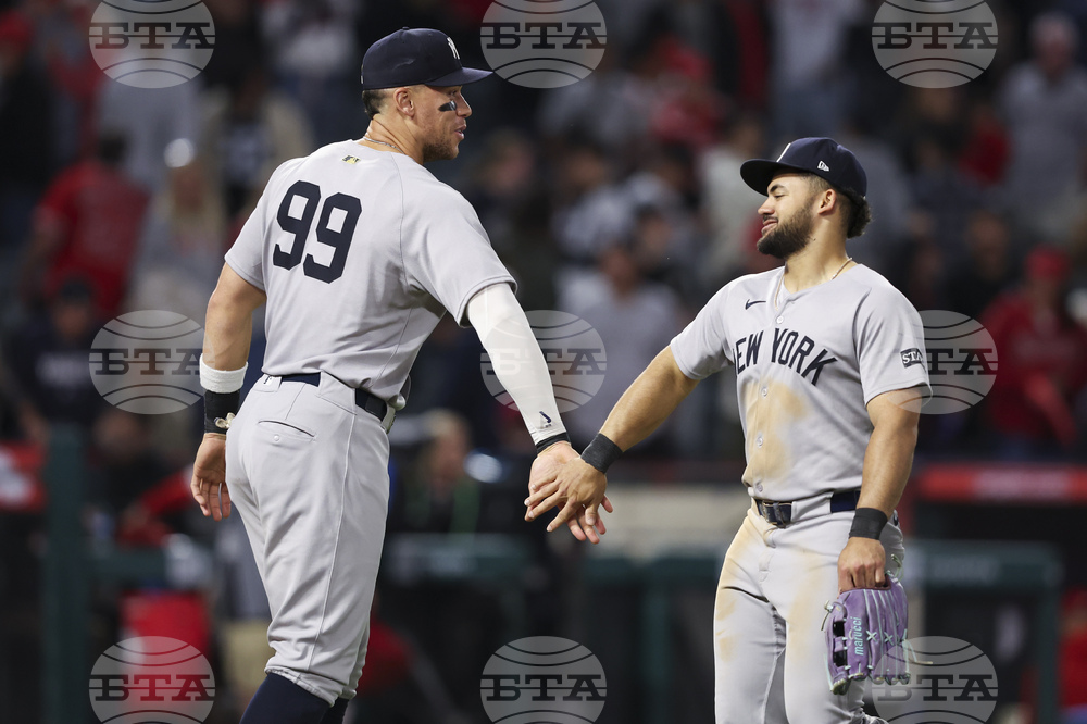 Yankees Angels Baseball