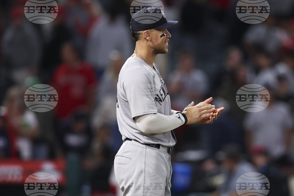Yankees Angels Baseball