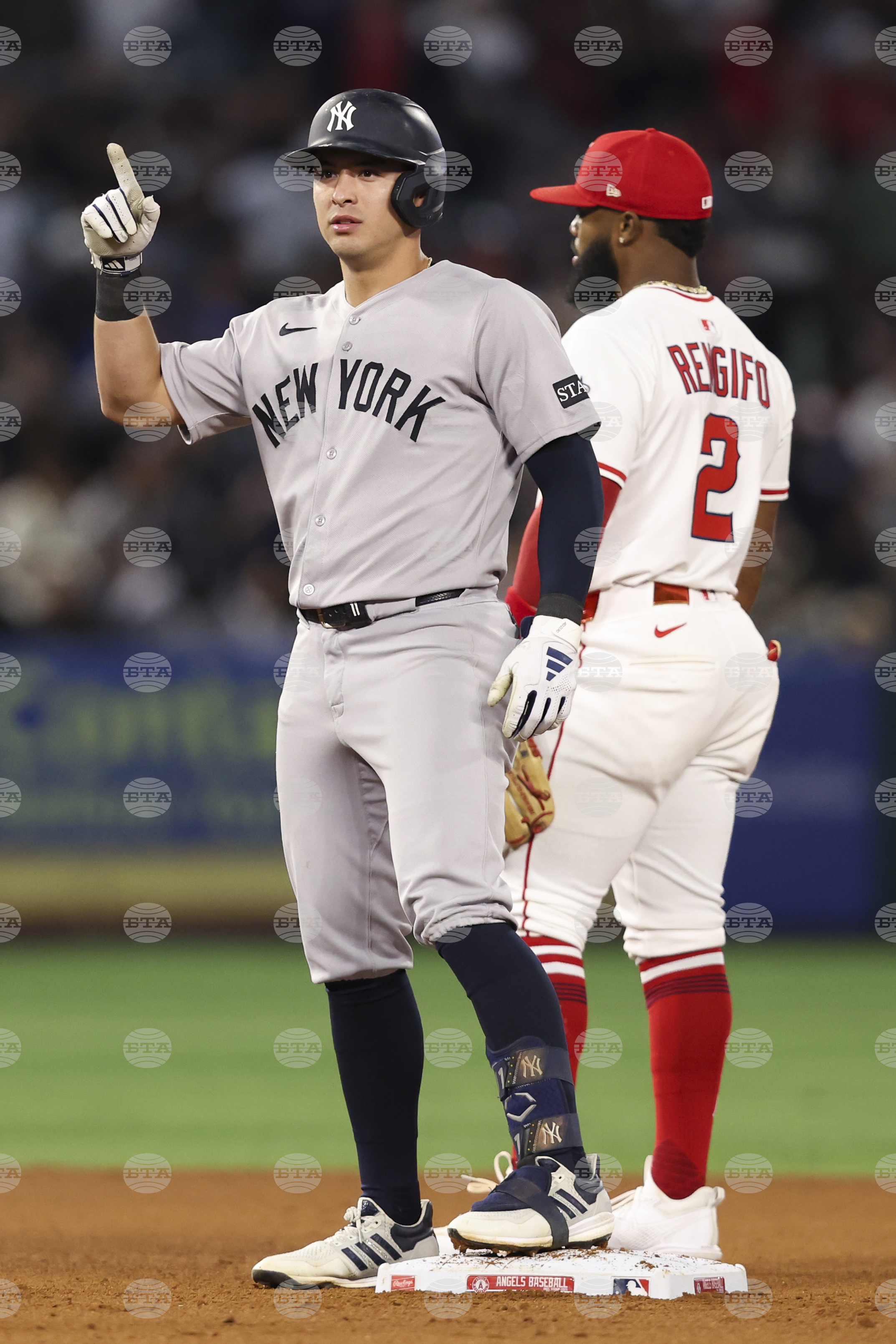 Yankees Angels Baseball